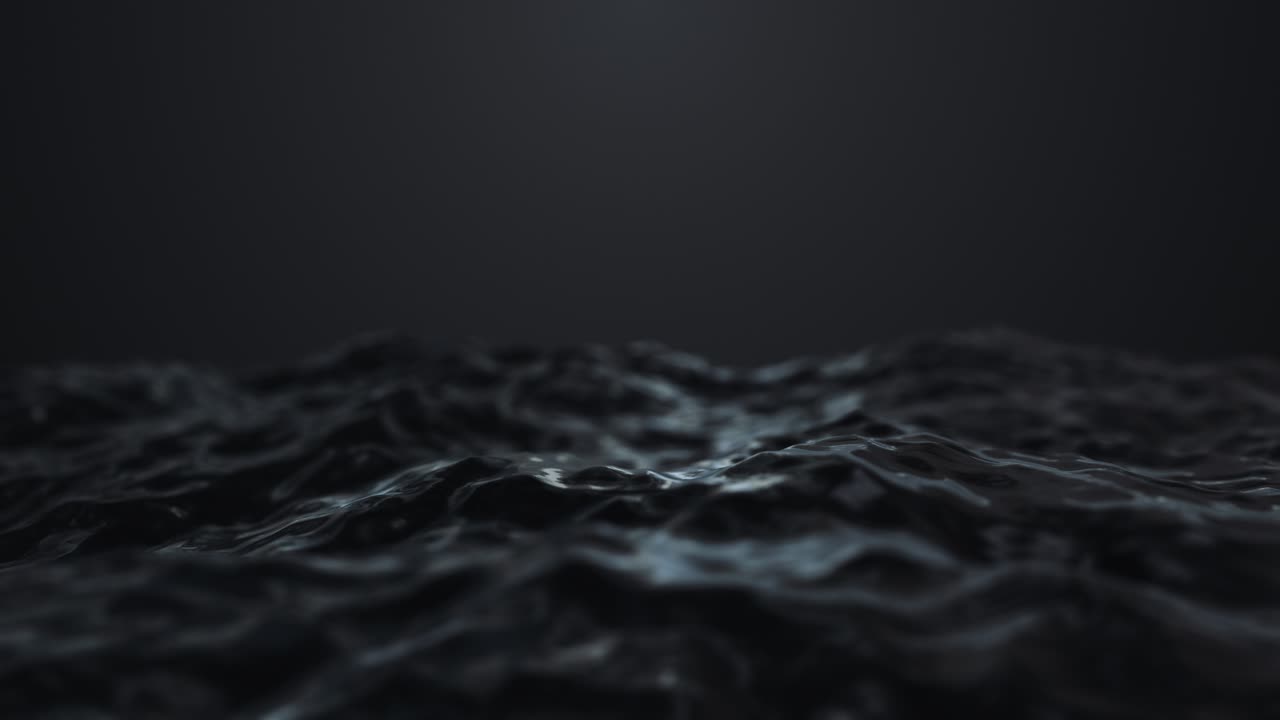 onda cg negra y abstracta