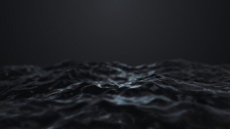 Abstract black cg wave