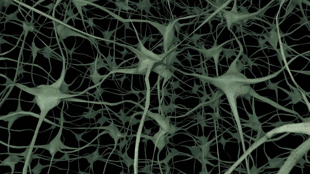 neuronas cerebro mente axón pensamiento red neuronal dendrita célula ciencia de la salud 4k