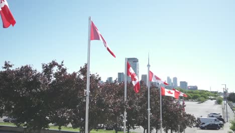 pan de banderas canadienses