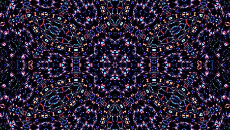 Beautiful abstract kaleidoscope that shines, a radiant light that regulates the subtle movements