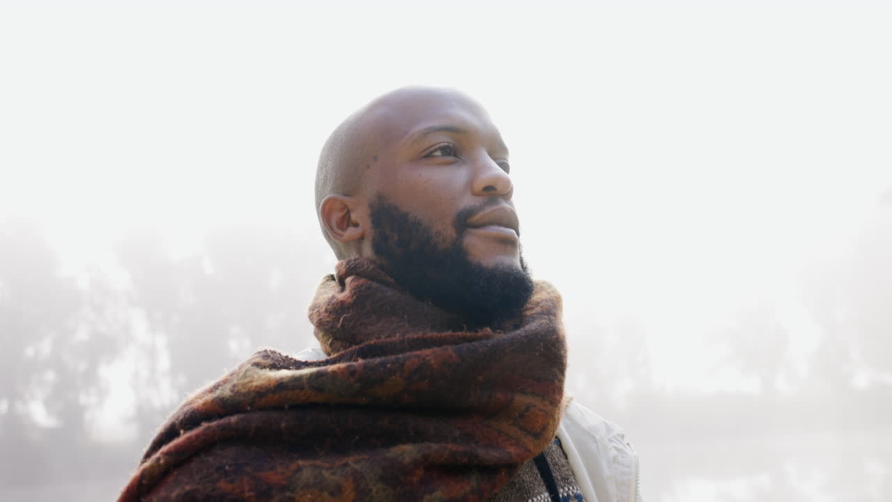 흑인, 야외, 캠핑