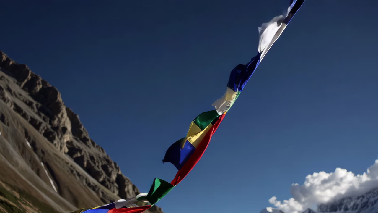 Prayer Flags in the Himalayas