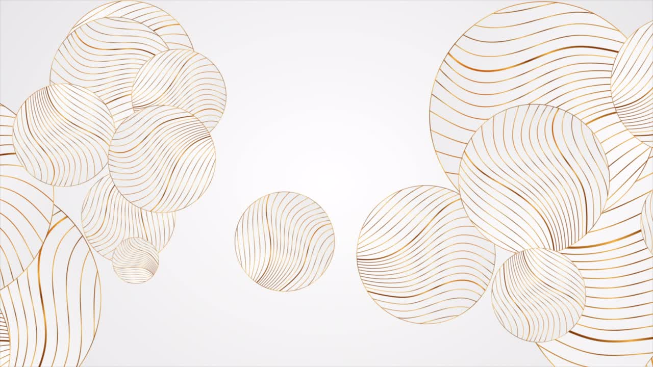 황금색 파동 패턴으로 색 추상적인 모션 배경