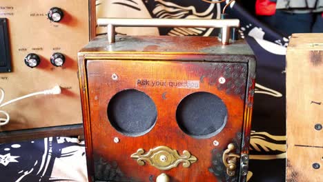 collection of aged paranormal evp spirit and ghost box electronic communication equipment