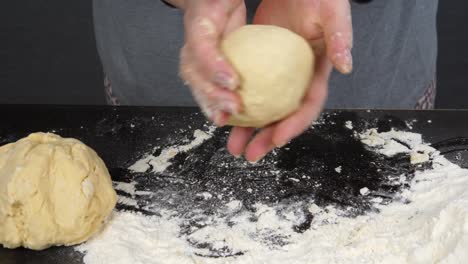 knead and roll out the dough