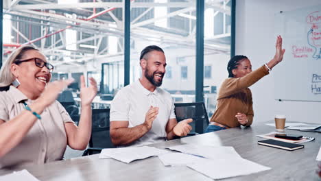 Clapping,-business-people-and-team-celebration