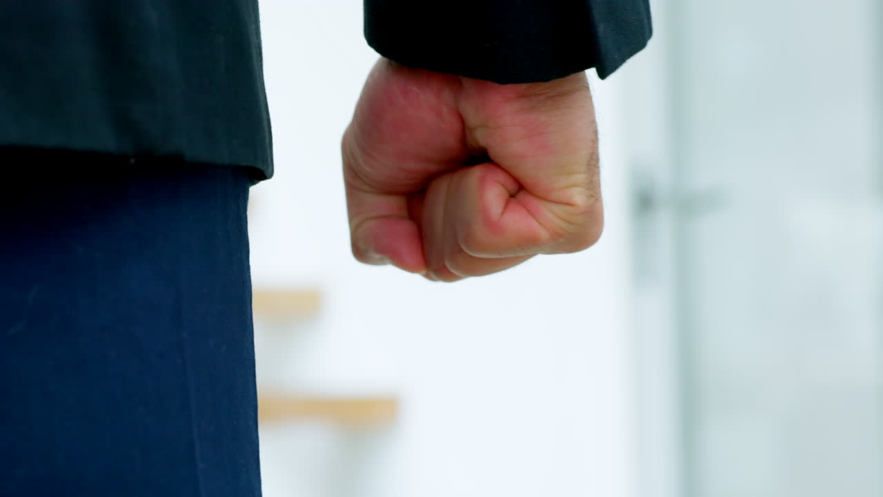 손이나 주먹의 분노, 좌절