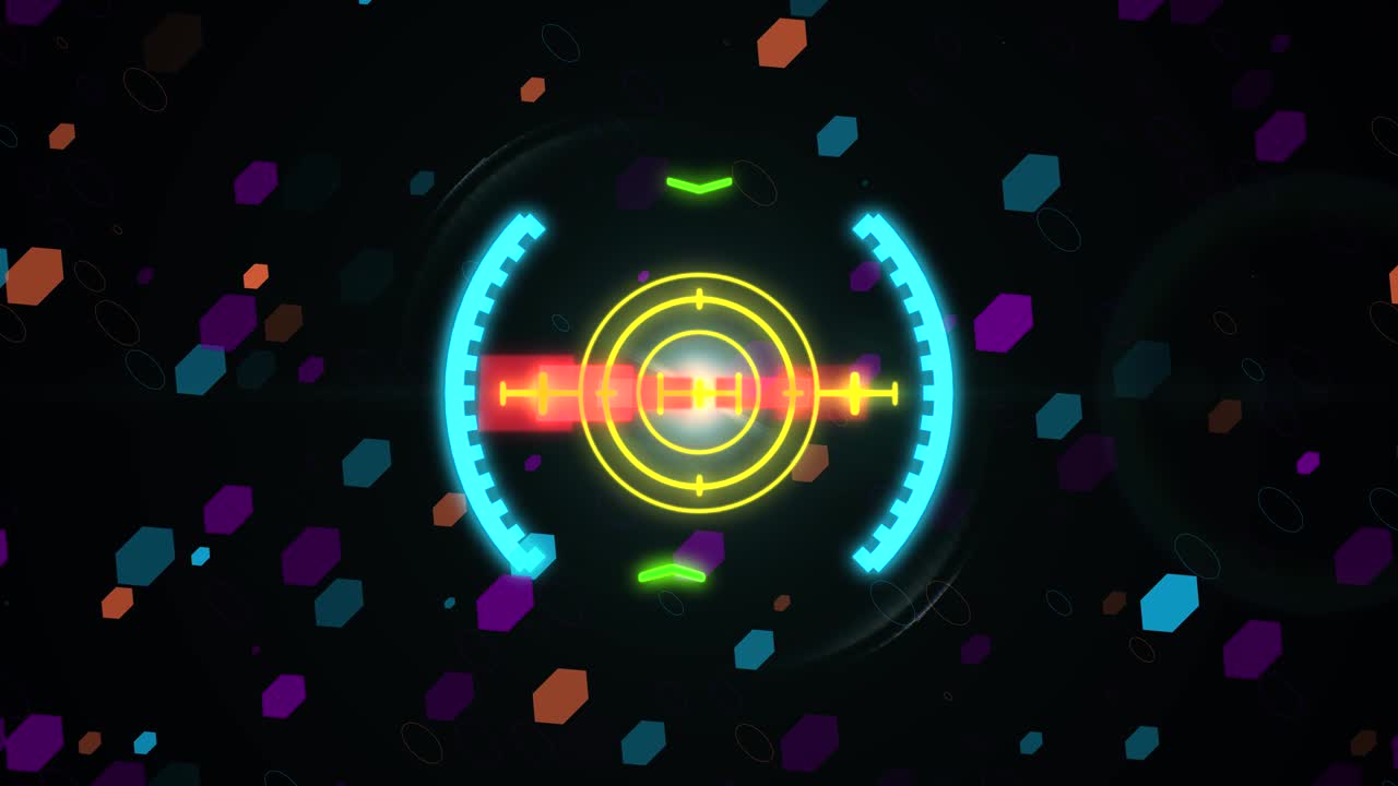 허드 스페이스 시트 요소 모션 그래픽