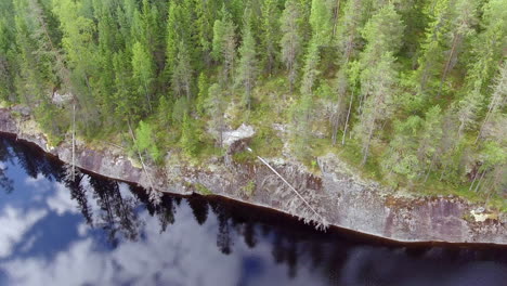 imágenes aéreas de drones del desierto boreal