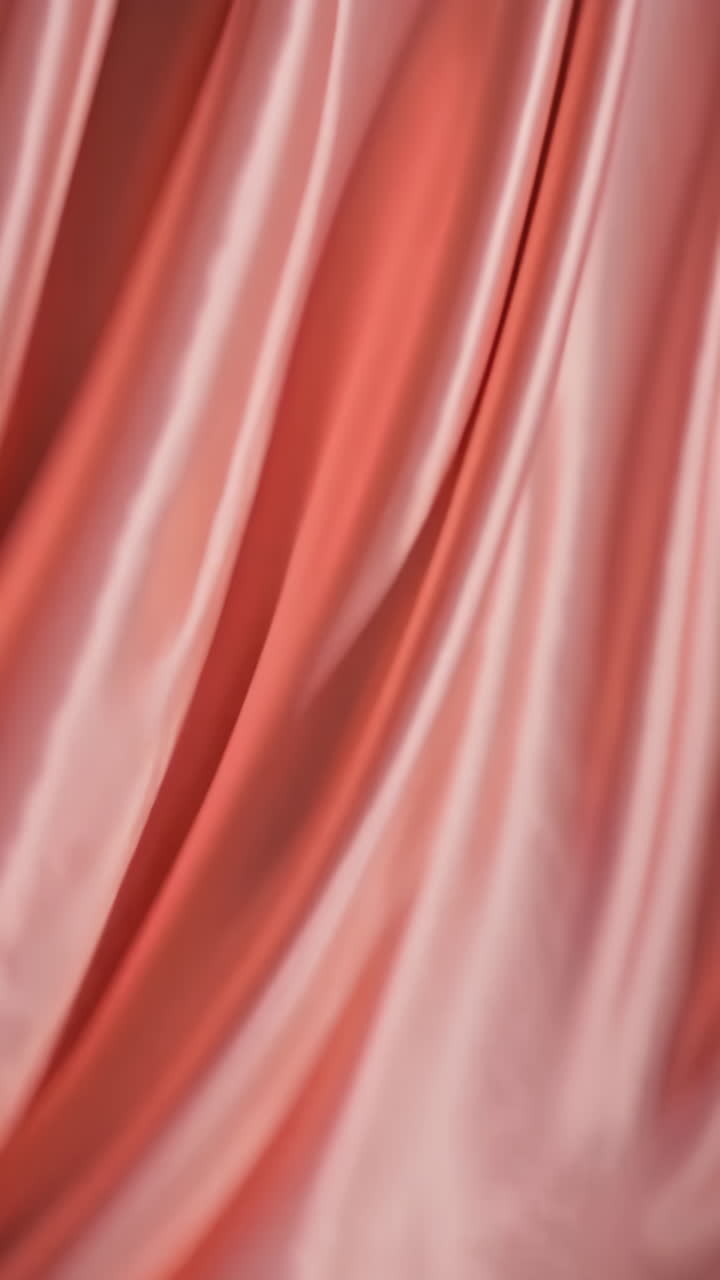 Pink and Orange Draped Fabric