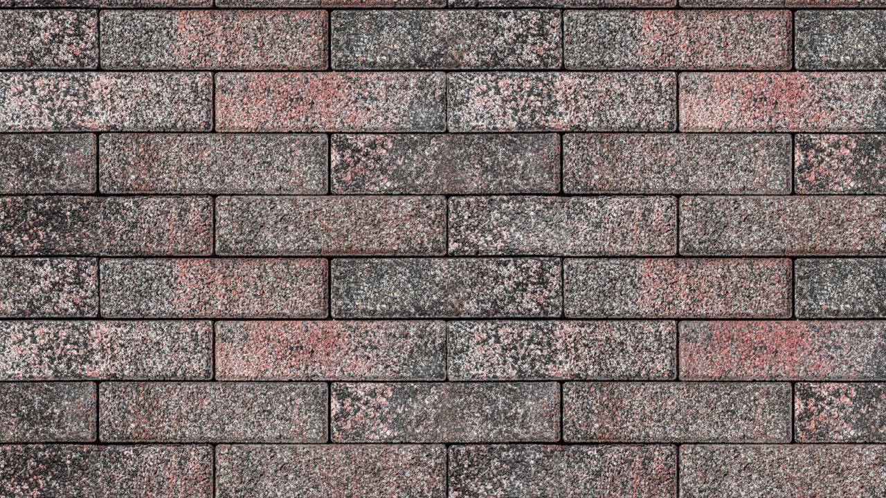 벽은 천연 돌 그라나이트를 모방하는 타일로 여 있습니다.