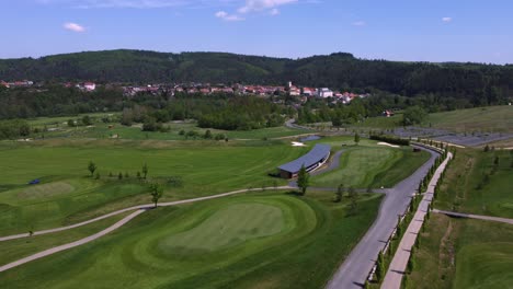 road and golf courses in kacov czech republic