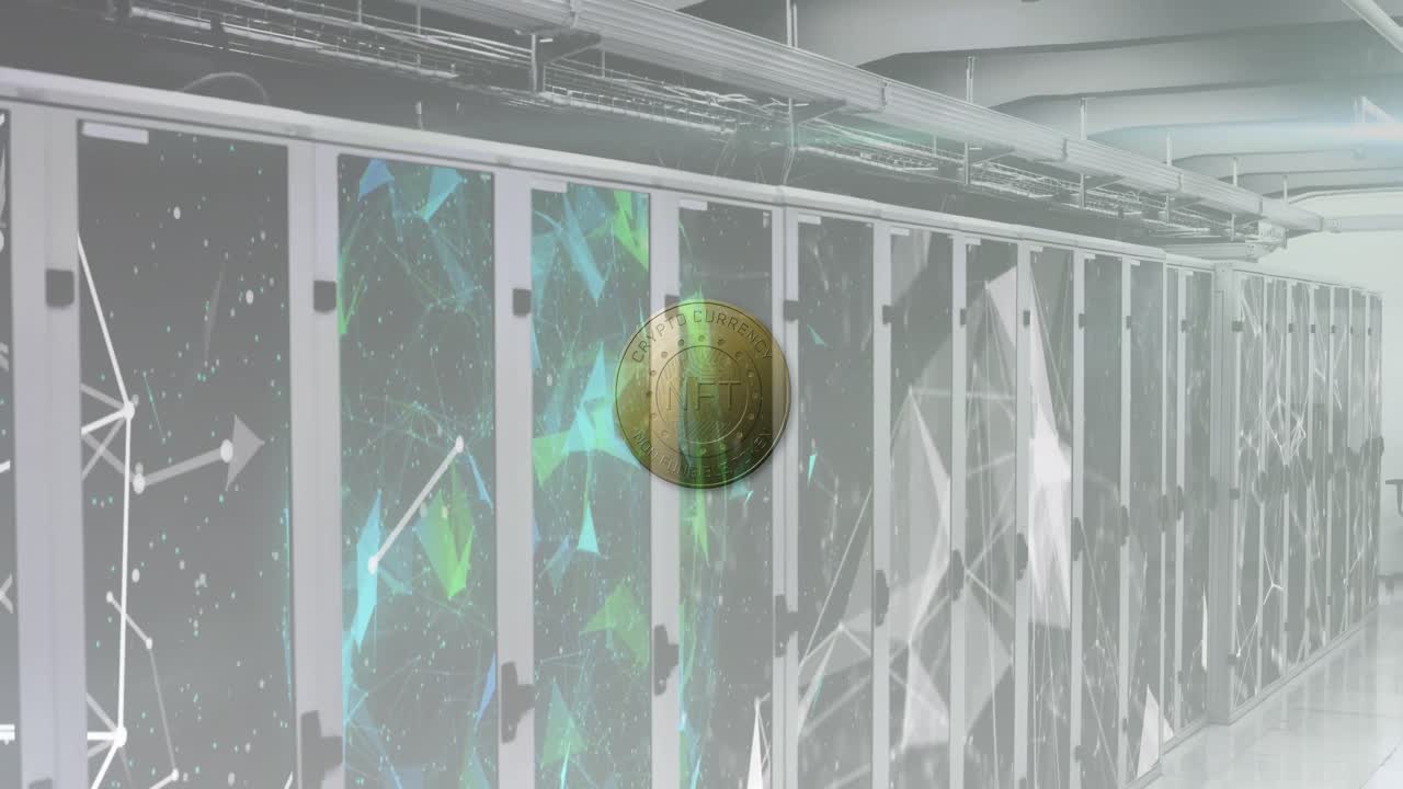 서버에서 nft와 모양을 가진 동전의 애니메이션