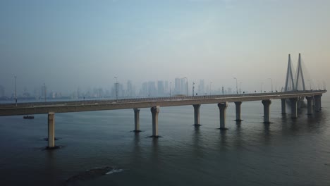 bandra worli sealink bridge and mahim bay