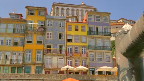 historic center ribeira area listed by unesco in porto, portugal