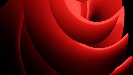formas geométricas rojas abstractas
