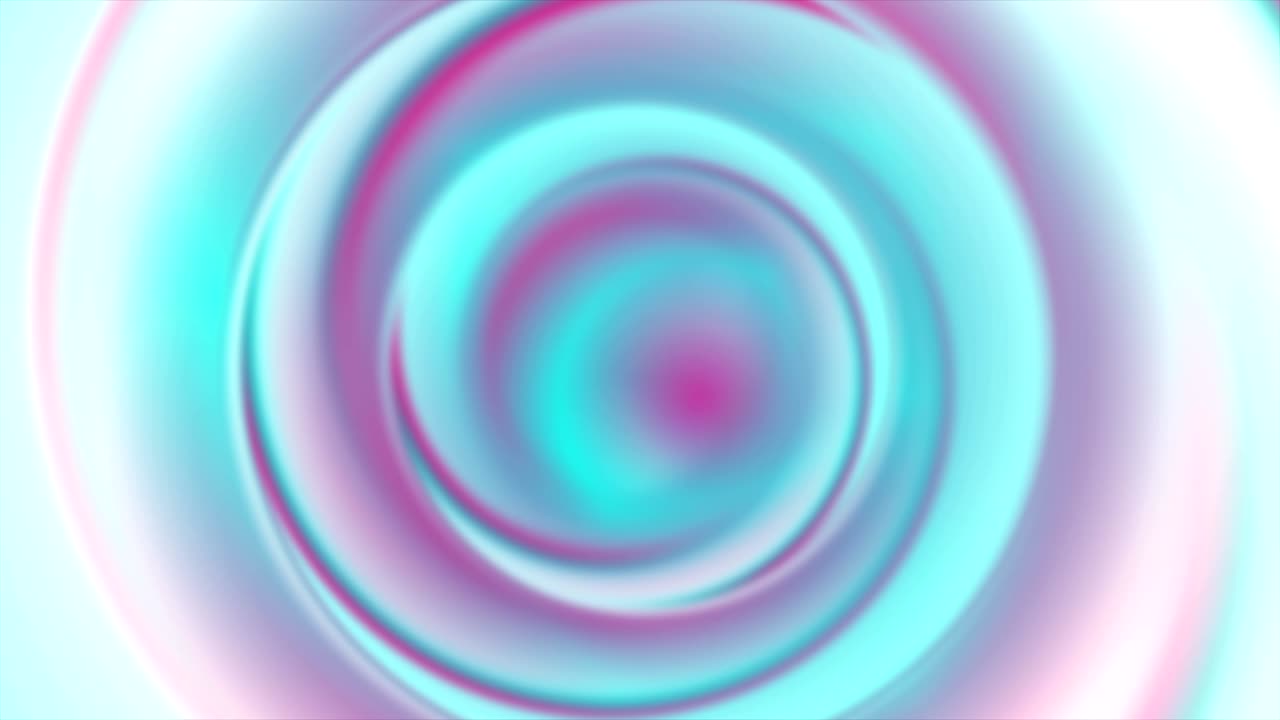 홀로그램 포일, 네온, 추상적인 원, 비디오 애니메이션
