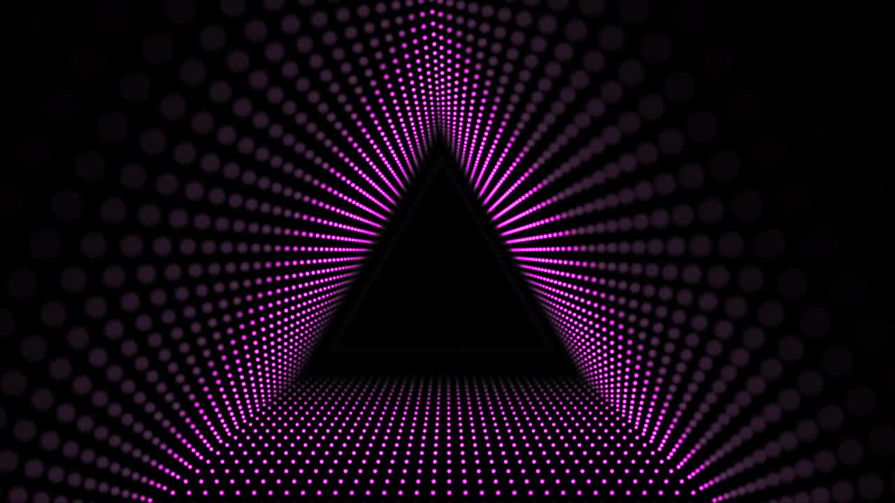 triangle led tunnel