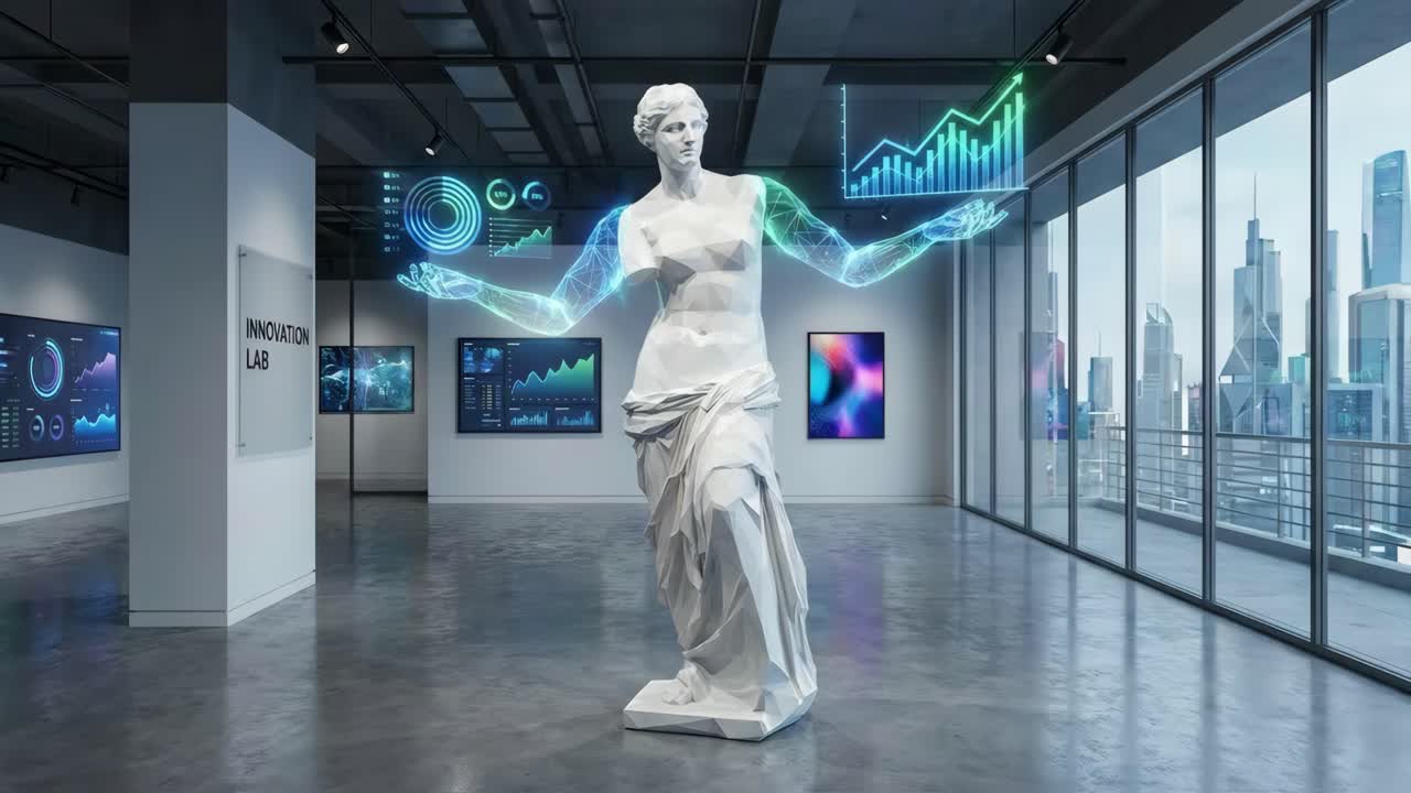 Innovation Lab with Digital Art and Data Visualization