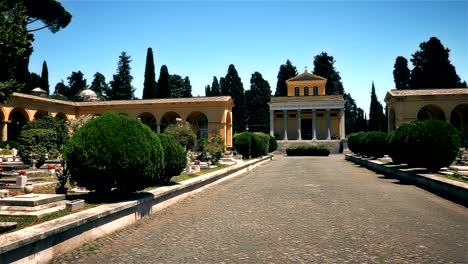 summer cemetery, rome - italy