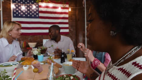 friends celebrating a summer gathering