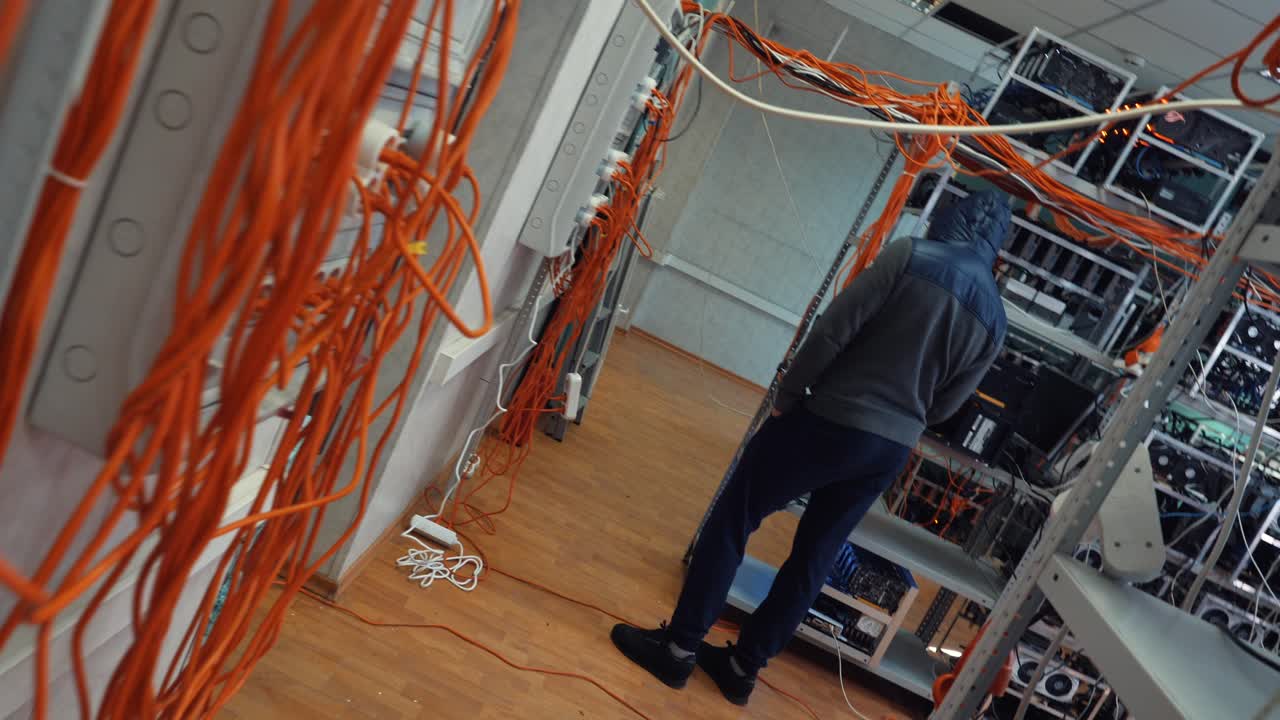 instalación de minería de criptomonedas