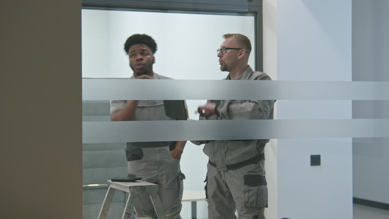 Business Collaboration in Modern Office Space