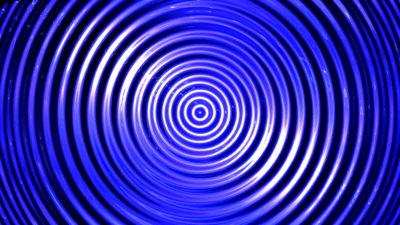 Glowing circular waves motion graphics background
