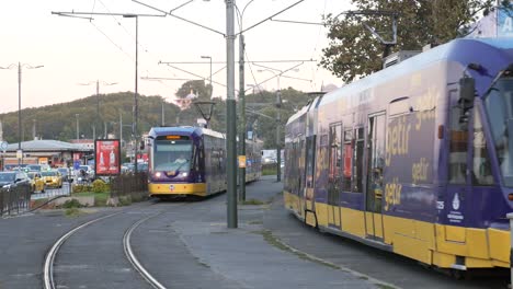 a tram in istanbul, turkey