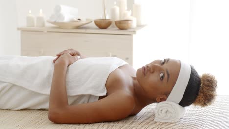 beauty woman getting spa