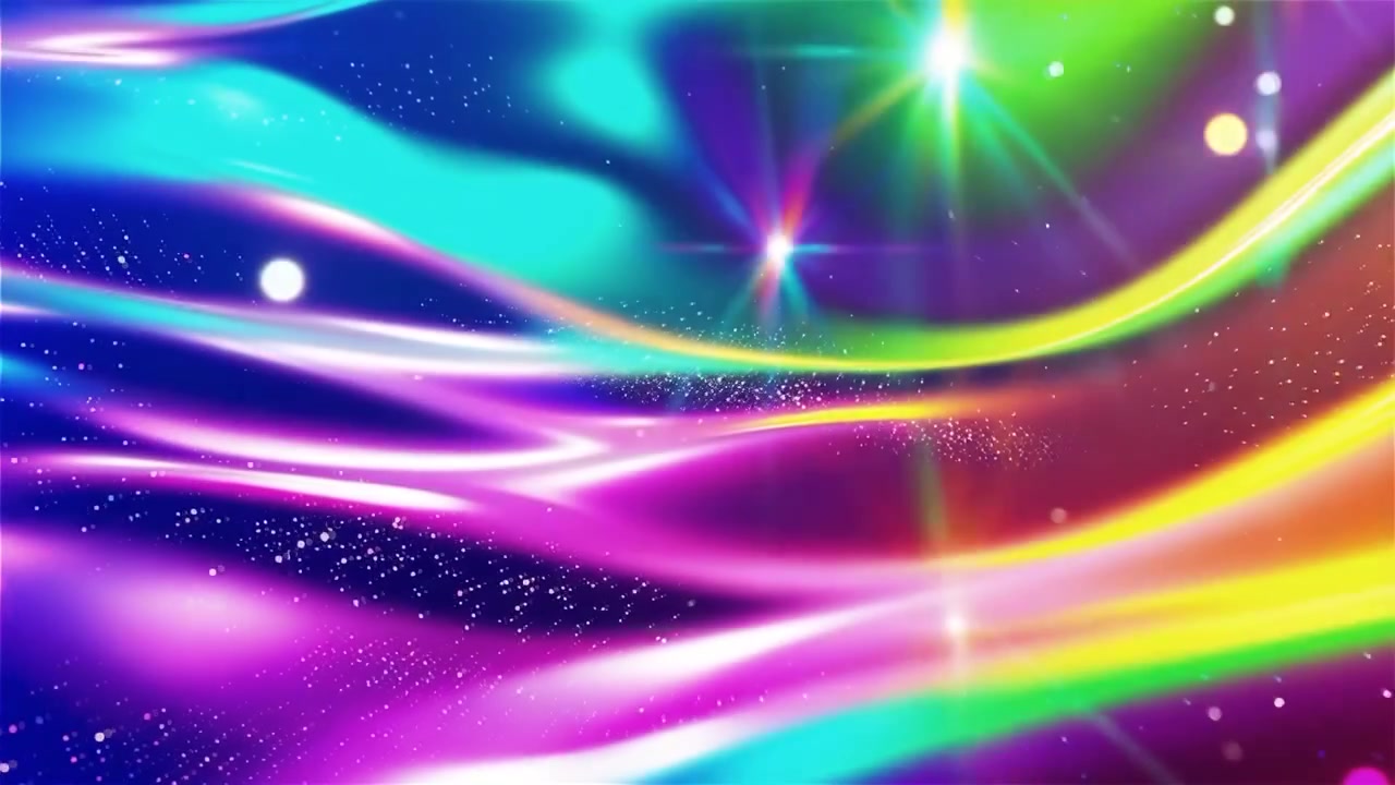 Fundo Abstrato de Ondas de Luz Fluindo.