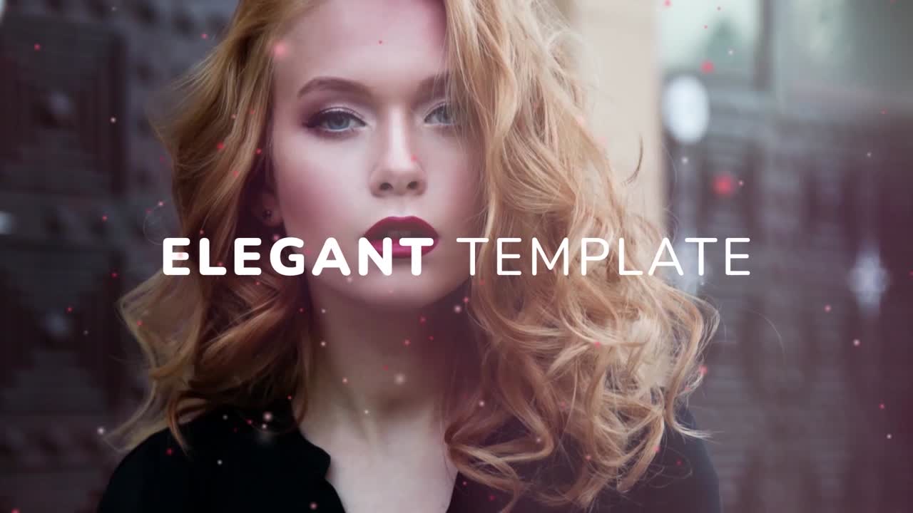 Elegant Slideshow is a clean and professional animated template with a stylish design.