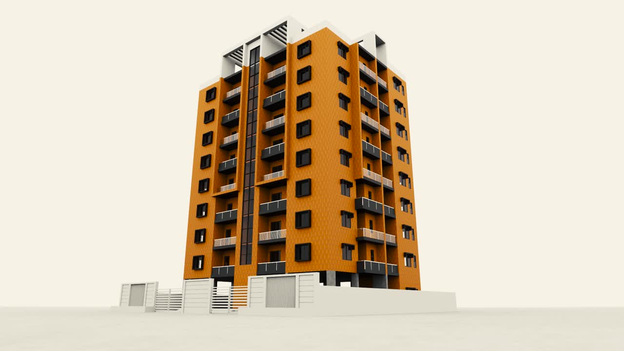 현대 오렌지 아파트 건물 디자인