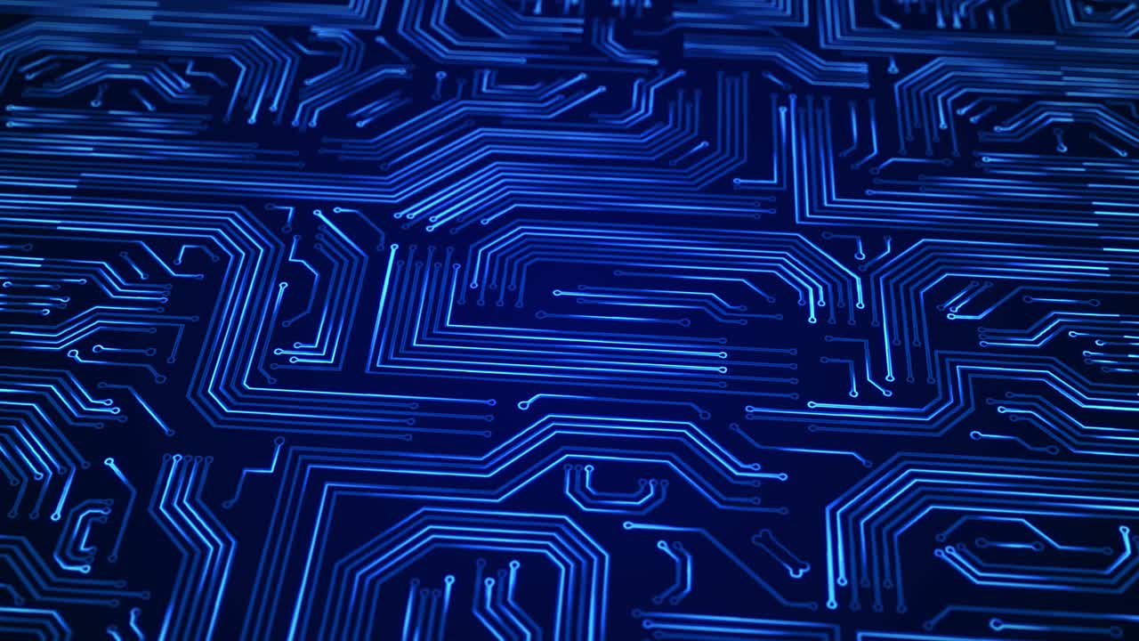 추상적인 회로판 패턴