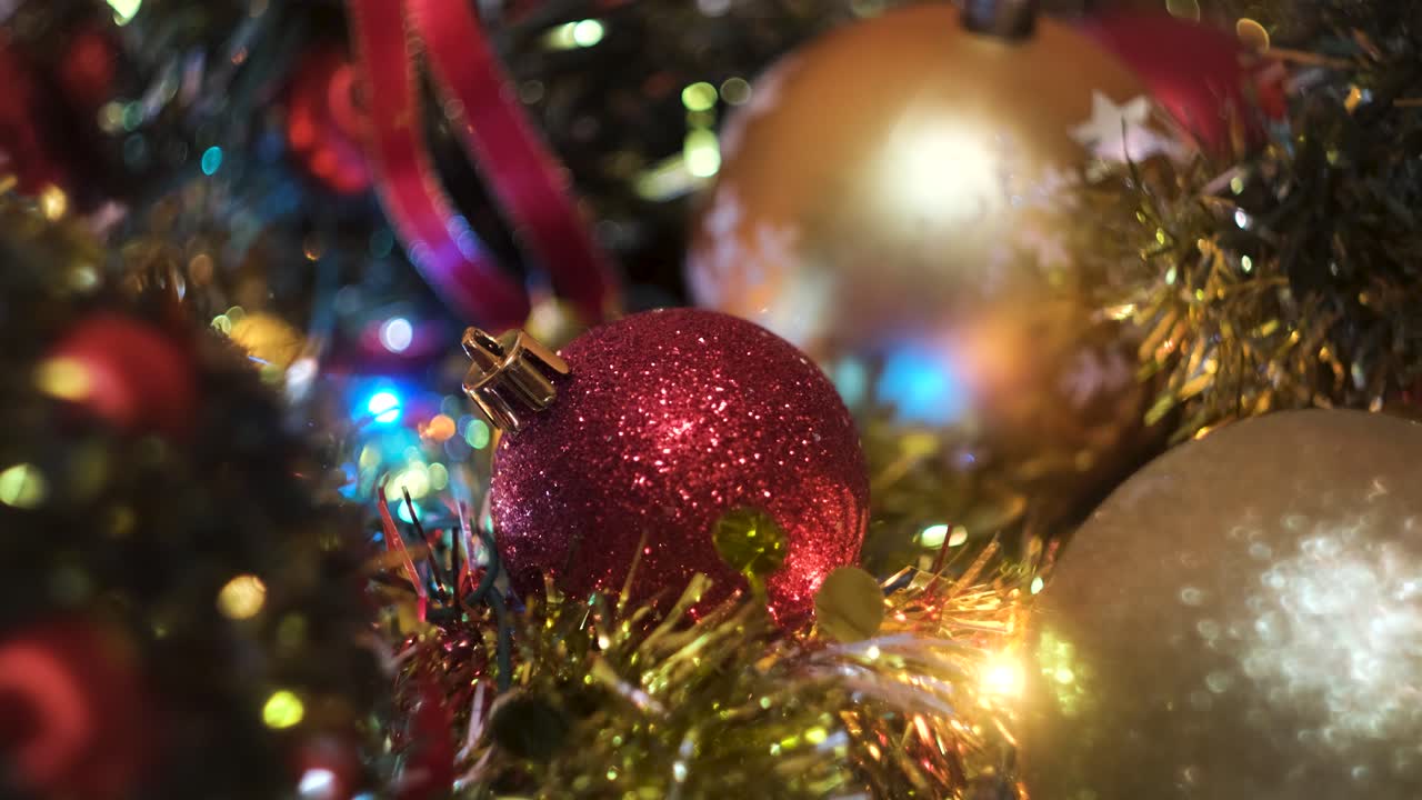 decoraciones de navidad en primer plano