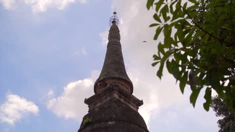 Reveal-of-Wat-Umong-Suan-Phutthatam-temple-on-beautiful-blue-sky-day