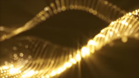 Swirling golden waves shimmer and dance in a mesmerizing light display, delivering an enchanting visual contrast. The intricate patterns evoke a sense of wonder and beauty.