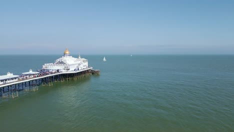 Flying-towards-Eastbourne-Pier