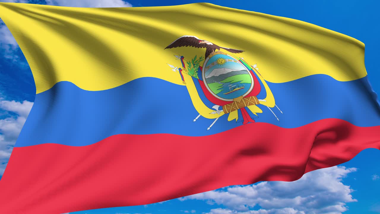 흐린 하늘에 대한 에도르의 발 (알파 채널, 루프 가능)