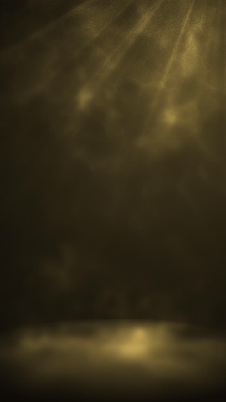 Golden Glitter Rays Atmospheric Luxury Loop Background