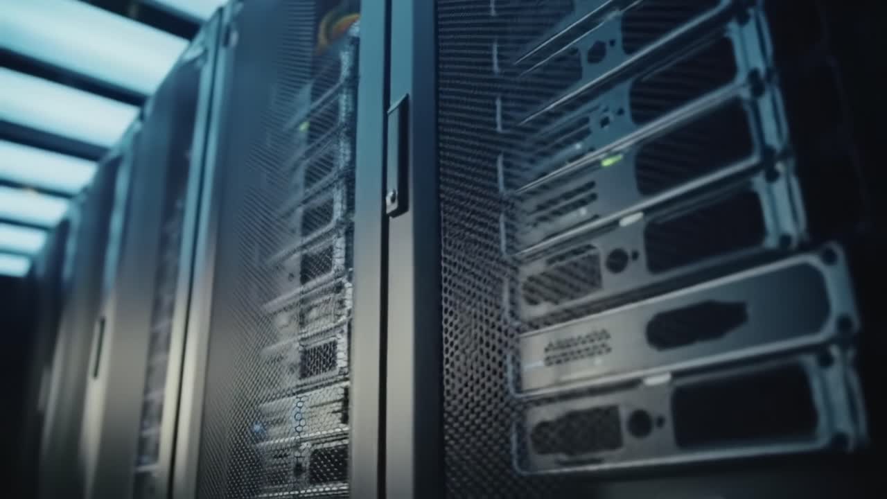 Exploring the Interior of a High-Performance Data Center: Insights into Cutting-Edge Technology and Server Management for the Future of Computing