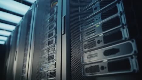 exploring the interior of a high-performance data center: insights into cutting-edge technology and server management for the future of computing