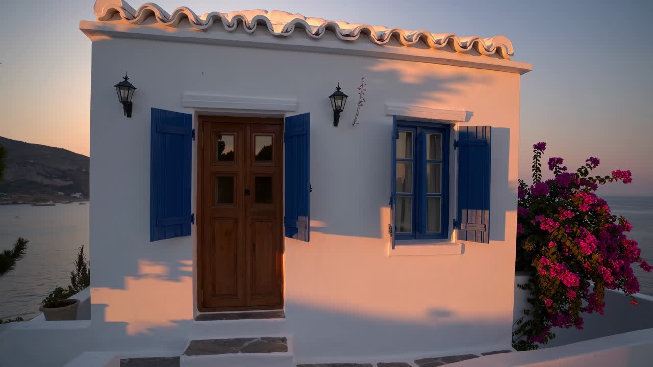 Picturesque house in a Mediterranean island