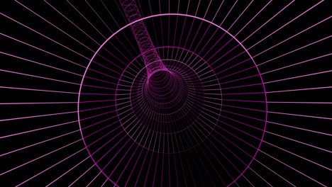 Pipe,Long dark Tunnel with futuristic light.3D rendering