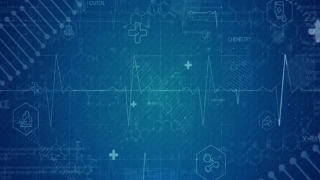 Animación-De-La-Estructura-Molecular-Del-ADN-Humano-Del-Procesamiento-De-Datos-Científicos.