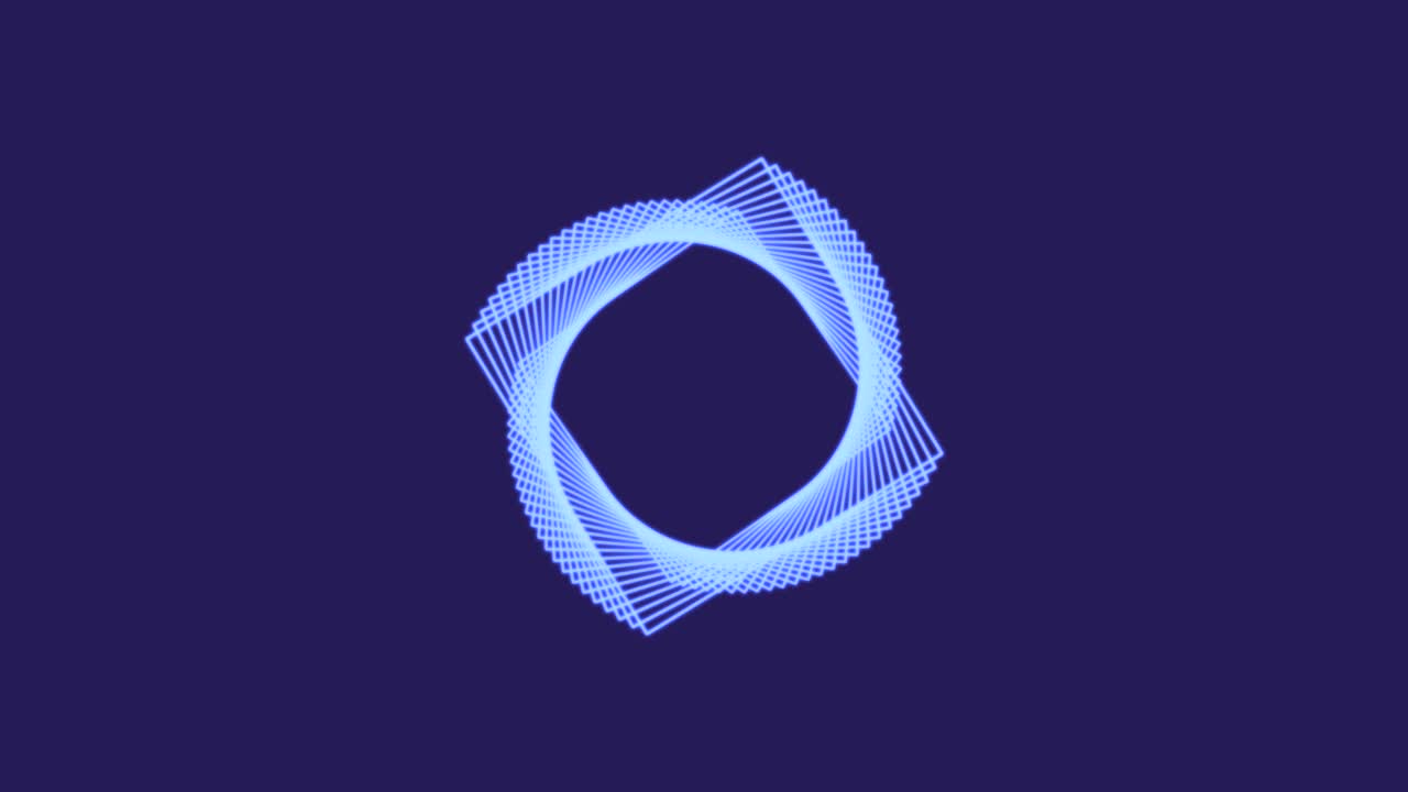 patrón geométrico espiral de neón abstracto