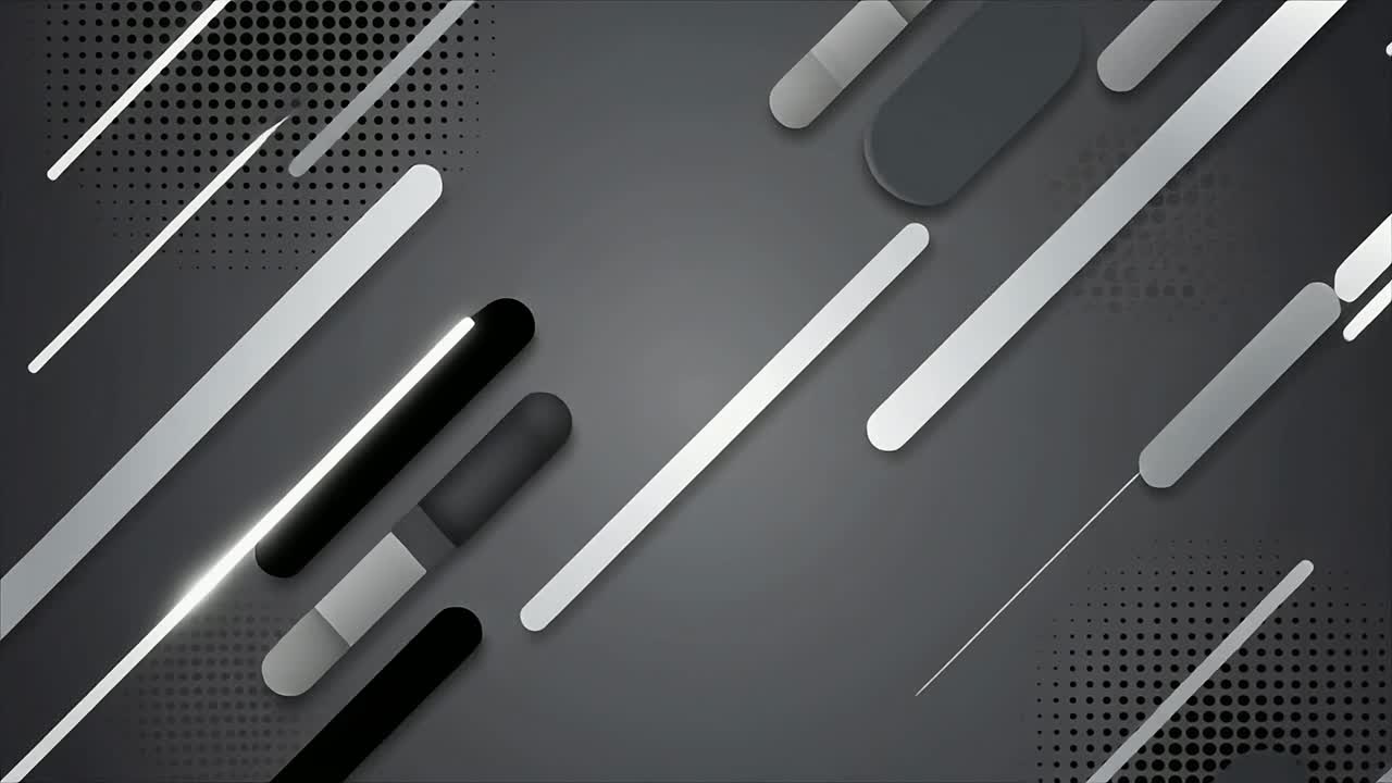 Sfondo Astratto con Linee e Forme Geometriche in Movimento