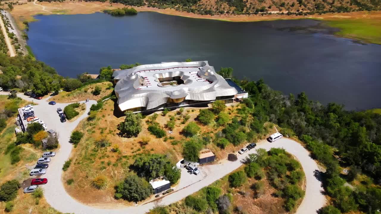 vik hote, millahue, 칠레의 공중 샷