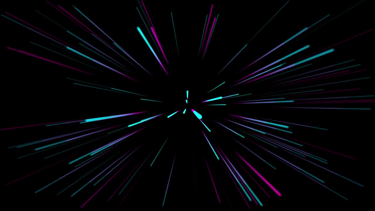 Abstract animated circular geometric background